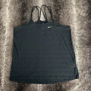 Nike Women's Charcoal Black Tank Top